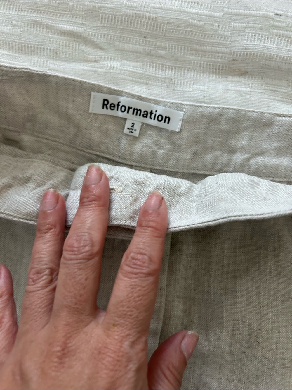 Reformation Gia Linen Skirt - Picture 4 of 17